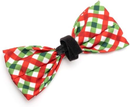 THE WORTHY DOG Winter Patterns Pet Bow Ties for Dogs & Cats, Yuletide