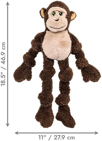 KONG Floppy Knots Rope and Plush Dog Toy, Monkey, for Large/X-Large Dogs