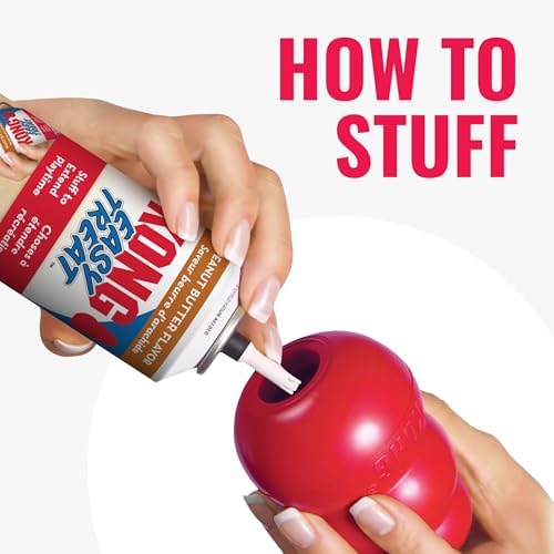 KONG Peanut Butter Snacks & Easy Treat Spray - Large Dog Treats for Training & Playtime