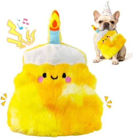 Fuufome Plush Cake Dog Toy