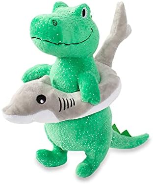 Fringe Studio Plush Dog Toy, Shark Week REX (289879) for All Breed Sizes