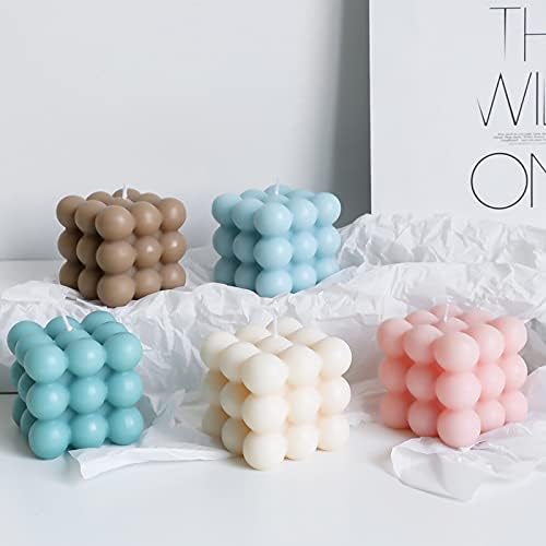2PCS Bubble Candle White Aromatherapy