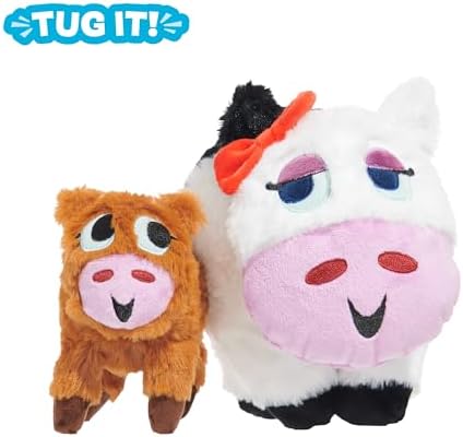 BarkBox Bertha the Cow Dog Toy - XL - Dogs