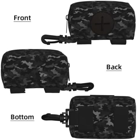 Pet Waste Bag Dispenser Dog Poop Bag Holder-Black Camo