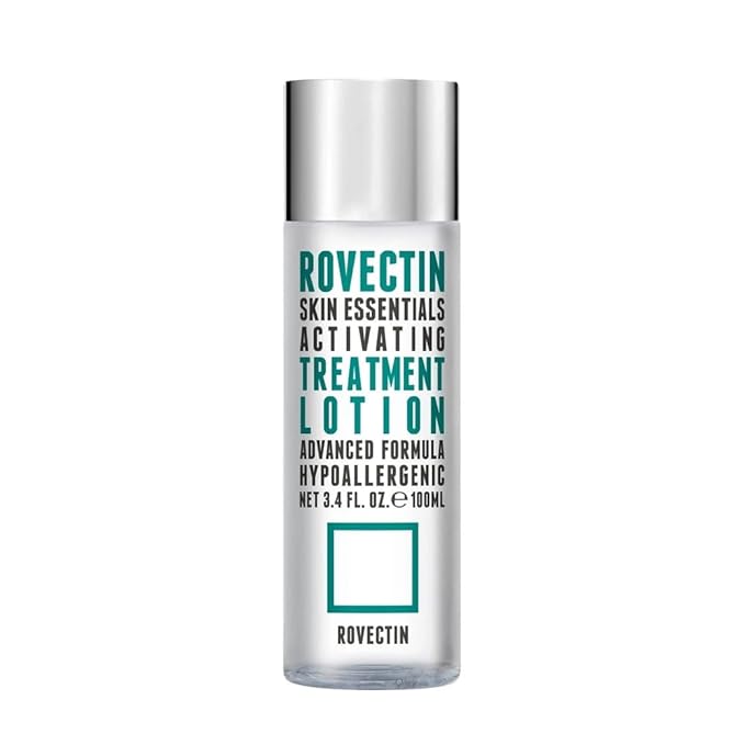 ROVECTIN Aqua Hyaluronic Essence (Activating Treatment Lotion) - 7 Layers Hyaluronic Acid Facial Toner with Niacinamide & Panthenol, Vegan Korean Skin Care (3.38 fl.oz, 100ml)
