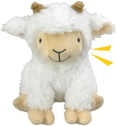 Squeaky Stuffed Sheep Dog Toys, Chew for Large Medium Small Breeds
