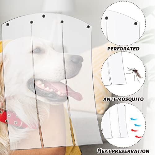 Amyhill Dog Door Flap Self Heating Thermal Pet Pad 24x18,13.4 x 20.5 Inch