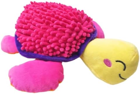 Squeaky Plush Turtle Dog Toy – Interactive Chew & Cuddle