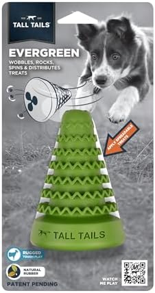 Tall Tails Natural Rubber Reward Interactive Dog Toy, Evergreen Tree