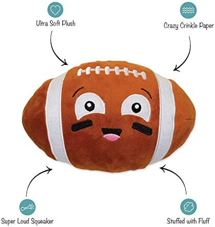 Fringe Studio Plush Dog Toy, I Wanna Be A Baller, Pet Shop Collection (289885)