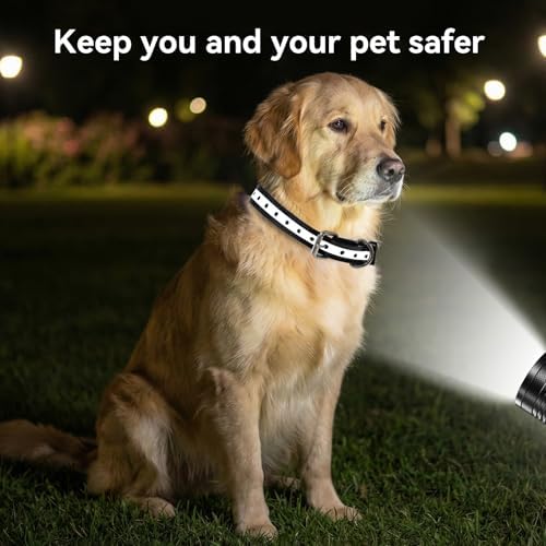TPU Waterproof Dog Collar Replacement Strap,Easy-Clean,Odor-Resistant e Collar Strap, Shock Collar Replacement Strap Designed for Daily Training and Evening Walks.