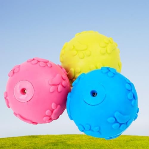 Dog Teeth Cleaning Ball – Interactive Molding Toy for Pet Dental Health, Durable Bite-Resistant Rubber, Treat Dispenser for Aggressive Chewers & Puppy Training (Blue)