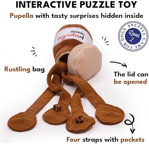CHEWFFON Interactive Dog Snuffle Toy for Small Medium Large Dogs