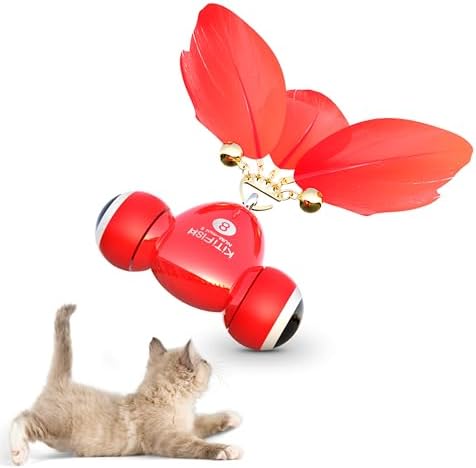 MayMaw KiTiFISH Interactive Cat Toy, Automatic Fish Toy with Motion Activation, USB Rechargeable, Fun Exercise Toy for Indoor Cats and Kittens, Ideal Gift