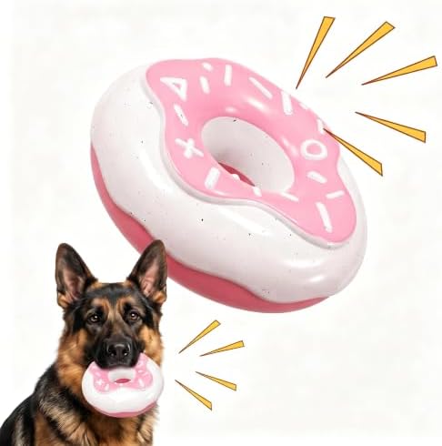 Squeaky Dog Chew Toys, Interactive Tough Indestructible Dog Toys for Aggressive Chewers, Medium to Large Dogs, Indoor & Outdoor Use
