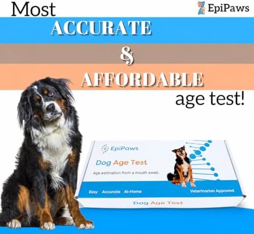 Dog Age Test - At-Home DNA Methylation Test to Estimate Dog’s Age | Estimate Your Dog’s Age, Mouth Swab Kit for Rescue & Shelter Dogs, Includes Estimated Birthday, Life Stage & Health Insights