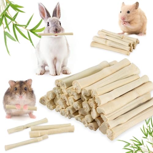 Sukh 240g Rabbit Chew Sticks - Natural Sweet Bamboo Chew for Small Animals