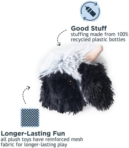 Tall Tails 2-in-1 Fetch Ball Dog Toy, Highland Sheep