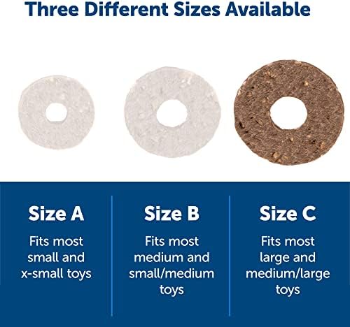 PetSafe Busy Buddy Dog Treat Rings, Large, Size C, 16 Count