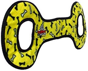 TUFFY® : 2 Pack No Stuff TugOWar Dog Toy: Ultra Durable Plush Toy with Multiple Layers & Reinforced Seams, Washable and Floats, Original Construction