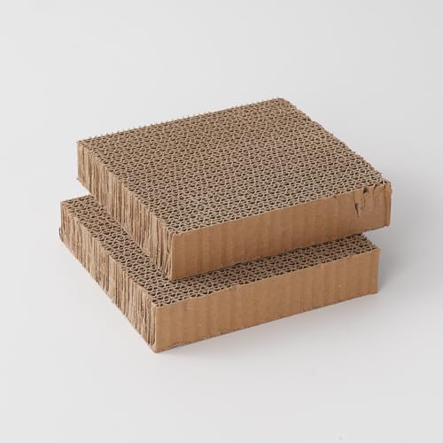 cat Scratcher Refill 5.71inch Diameter 1.18 inch Thickness Replacement Pads Scratching Board Circle cat Scratcher Scratch pad scratchers for Indoor -2 Count(Replace Cardboard 2PCS)