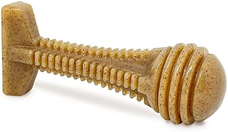 SodaPup Honey Bone Dental Tower – Durable Dog Chew Toy Made in USA from Non-Toxic, Pet Safe, Food Safe Nylon Material for Mental Stimulation, Clean Teeth, Fresh Breath, Problem Chewing, & More