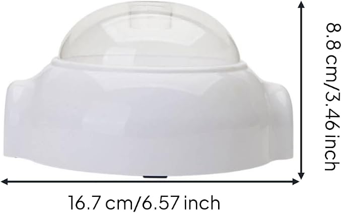 Pet Treat Dispenser with Wheels Transparent Rolling Treat Dispenser Compact Rolling Slow for Engaging Activity