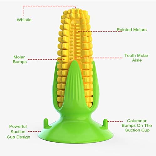 Carllg Puppy Teething Chew Toys, Dog Chew Toys - Corn Stick Tough Toys