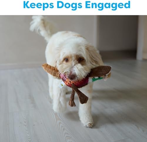 SPOT Bird Calls Plush Dog Toy with Realistic Bird Sound – 12" Sound Chip Toy for Dogs, One of Three Assorted Styles, Engaging Indoor Play for Small and Medium Breeds