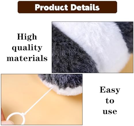 2 PCS Clockwork Mouse Toy Creative Toy Mouse Wind Up Mouse Funny Plush Mouse Toy for Cat Dog Pet(Random Color)