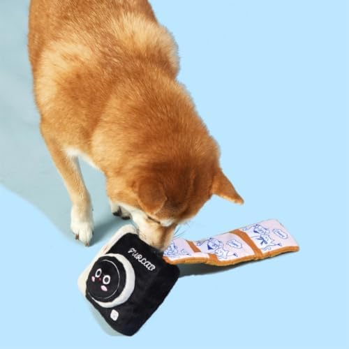 Dog Snuffle Sound Book Crinkle Hide Treat Puzzle (Instant Camera)