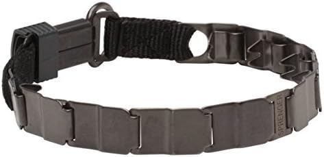 Herm Sprenger Black Stainless Steel Matt Neck Tech Sport Dog Collar - 19 inches