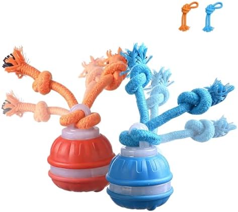 2 Mixed Zealburst Dog Toy, Interactive Dog Toys, 360° Smart Automatic Rolling Moving, Upgraded Motion Activated Squeaky Cat Balls, USB Rechargeable Smart Motion Pet Ball for Bored Pet Cats Dogs