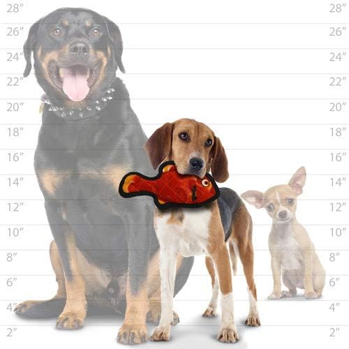 TUFFY® - 2 Pack Original : Fish Dog Toy : : Ultra Durable Plush Toy with Multiple Layers & Reinforced Seams, Washable and Floats, Original Construction