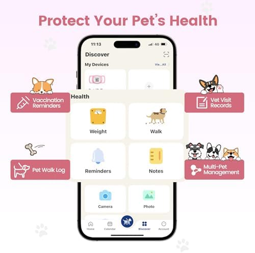 for AirTag Dog Collar Holder, Waterproof Smart QR Code for Air Tag Holder Cats and Dogs, for AirTag Protective Cases - Scan Alert, Instant Location, Pet Online Profile, Contacts Info (1 Pack, Pink)