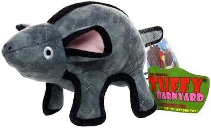 TUFFY® : 2 Pack Mouse Dog Toy: Ultra Durable Plush Toy with Multiple Layers & Reinforced Seams, Washable and Floats, Original Construction