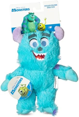 Disney for Pets Pixar Monsters Inc Sulley Plush Dog Toy, 6 Inch
