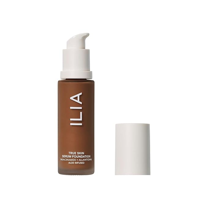 ILIA - True Skin Serum Foundation | Non-comedogenic, Cruelty-Free, Vegan, Weightless Feel, Buildable Coverage, Safe For Sensitive Skin (Flores SF13.5)