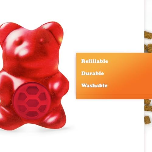 Meowijuana Knock 'n' Nibble Gummy Bear Treat-Dispensing Cat Toy