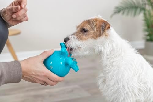 TRIXIE Snack Octopus Dog Puzzle Toy for Dogs, Dog Enrichment Toy, Interactive Chew Toy, Treat Dispenser, 4.4" (11cm)