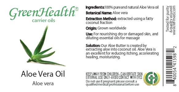 Aloe Vera Oil 100% Pure - 4oz