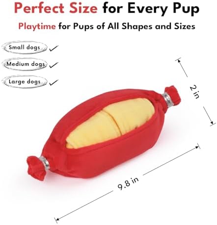 CHEWFFON Snuffle Dog Toy, Interactive Crinkle Toy for Enrichment