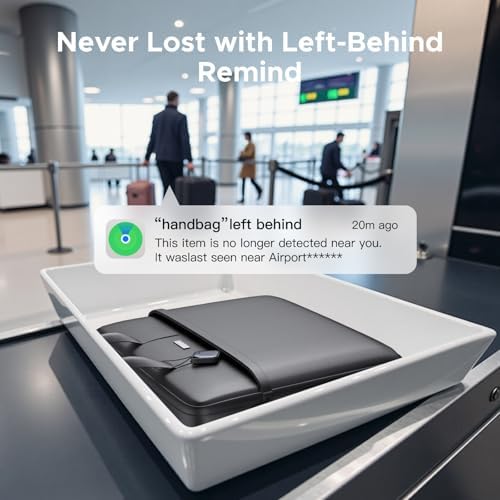 UGREEN FineTrack Air Tracker Tags (iOS Only) 8 Pack Key Finder | Bluetooth Tracker 2-Year Replaceable Battery Compatible with Apple Find My for Keys, Luggage [Apple Find My Certified]
