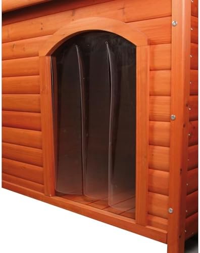 Trixie Vinyl Dog Door Flap, Fits 12.75 x 16.5-in Wooden Dog House Opening, Replacement Doggie Door Curtain Flap for Wooden Doghouses