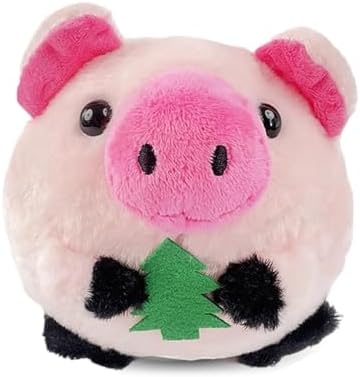 2026 Upgrade Premium Interactive Squeaky Talking Moving Dog Ball Toy,Active Moving Pet Plush Toy,Washable Cartoon Pig Plush Toy for Dogs Puppies to Keep Them Busy. (#A5)