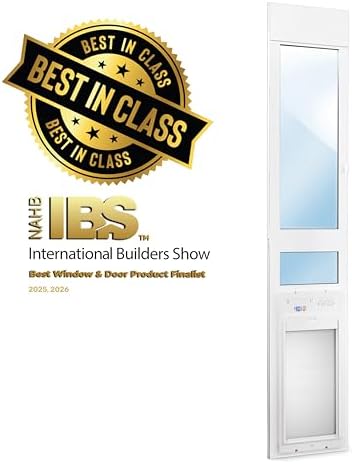 Power Pet Smart Roll Up Automatic Dog Door, WiFi (Medium,Patio - 92½-96)