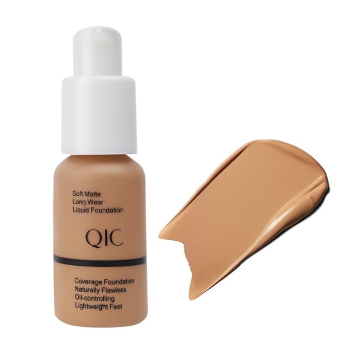 24HR Flawless Liquid Foundation Makeup - Soft Beige | Full Coverage, Weightless Matte Finish, Hydrating & Long Lasting Foundation, Transfer-Resistant, For All-Day Wear (05)
