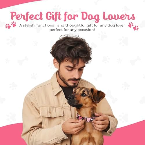 Tooth & Honey Martingale Dog Collar, 1.5-Inch Wide Pig Printed Design