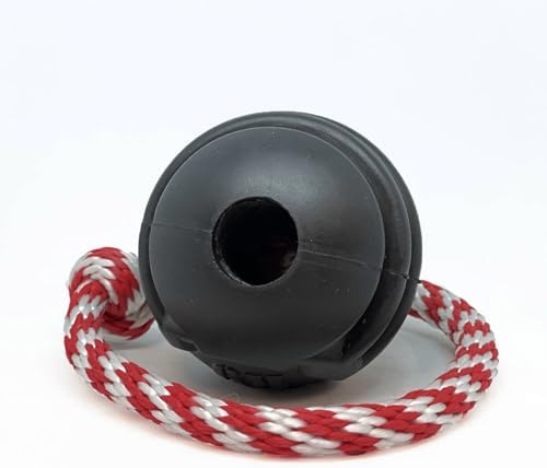 SodaPup USA-K9 Magnum Stars & Stripes – Dog Tug Toy, Chew Toy, & Treat Dispenser Made in USA from Our Most Durable Non-Toxic, Pet-Safe, Food Safe, Natural Rubber Material for Bonding, Exercise, & More