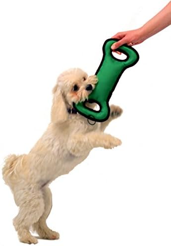 Pets First NFL Washington Commanders Football Field Dog Toy with Double Rim Stitching & Inner Squeaker, Team Color (WAC-3030)